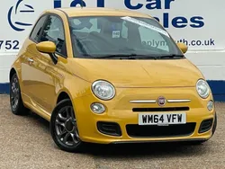 Yellow Used 2014 Fiat 500 S Hatchback | £5,995 (Expensive)