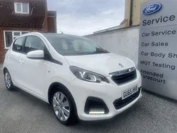 White Used 2015 Peugeot 108 Active Hatchback | £5,695 (Fair price)