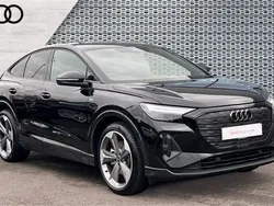Black Used 2024 Audi Q4 Sportback e-tron Black Edition SUV | £36,022