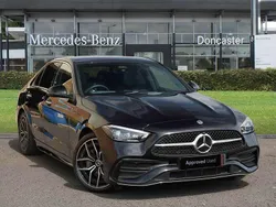 Black Used 2025 Mercedes C220 AMG Line Premium Sedan | £39,995