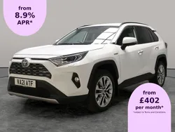 White Used 2021 Toyota RAV4 Hybrid SUV | £26,360 (Good price)