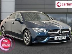Blue Used 2021 Mercedes CLA200 AMG line Coupe | £26,060 (Expensive)