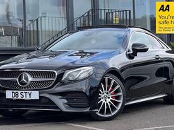 Black Used 2017 Mercedes E220 AMG line Coupe | £22,990 (Expensive)