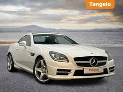 White Used 2015 Mercedes SLK200 AMG Cabriolet | £10,595 (Fair price)