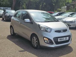 Silver Used 2014 Kia Picanto 2 Hatchback | £6,995 (Fair price)