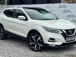 White Used 2019 Nissan Qashqai Tekna SUV | £10,495 (Good price)