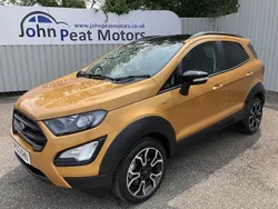 Yellow Used 2022 Ford Ecosport Active SUV | £14,750 (Fair price)