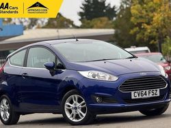 Blue Used 2014 Ford Fiesta Zetec Hatchback | £6,495 (Fair price)