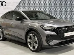 Grey Used 2025 Audi Q4 e-tron Black Edition SUV | £41,077 (A bit pricey)