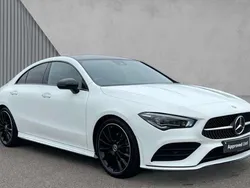 White Used 2022 Mercedes CLA180 AMG Line Premium Plus Sedan | £27,850 (Fair price)