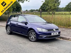 Blue Used 2017 VW Golf VII SE Hatchback | £11,495 (Fair price)