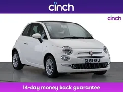 White Used 2019 Fiat 500 Lounge Hatchback | £8,399 (Fair price)