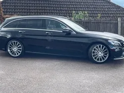 Black Used 2017 Mercedes C220 AMG line Estate | £15,995 (Fair price)