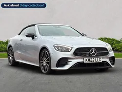 Silver Used 2022 Mercedes E300 AMG line Cabriolet | £35,799 (Fair price)