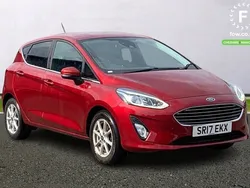 Red Used 2017 Ford Fiesta Zetec Hatchback | £7,499 (Fair price)
