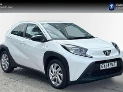 White Used 2024 Toyota Aygo PURE Hatchback | £14,999 (Fair price)
