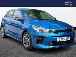 Blue Used 2023 Kia Rio 4 Hatchback | £17,690 (Fair price)
