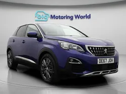 Blue Used 2017 Peugeot 3008 Allure Hatchback | £9,300 (Fair price)