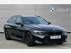 Black sapphire metallic paint Used 2025 BMW 320 M Sport Estate | £36,790 (A bit pricey)