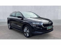 Black magic pearlescent Used 2025 Skoda Karoq SE L SUV | £26,118 (Fair price)