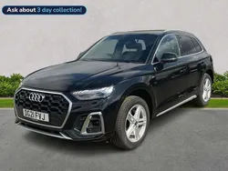 Black Used 2021 Audi Q5 S-Line SUV | £32,115 (Fair price)