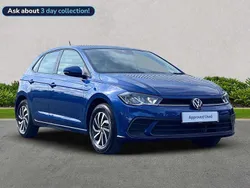 Blue Used 2023 VW Polo Life Hatchback | £17,299 (Fair price)