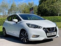 White Used 2018 Nissan Micra Acenta Hatchback | £8,250 (Fair price)