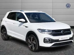White Used 2022 VW T-Cross R-line SUV | £18,862 (Fair price)