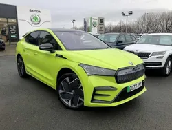 Green Used 2023 Skoda Enyaq iV vRS SUV | £34,000 (Fair price)