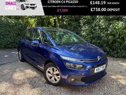 Blue Used 2017 Citroën C4 Picasso PureTech MPV | £7,289 (Fair price)