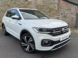 White Used 2020 VW T-Cross R-line SUV | £18,495 (Fair price)