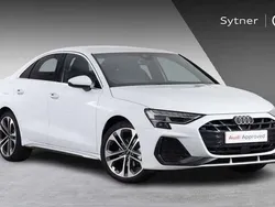 White Used 2025 Audi A3 S-Line Sedan | £33,000 (Expensive)