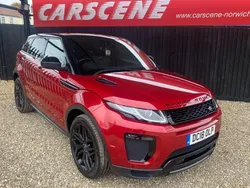 Red Used 2018 Land Rover Range Rover evoque HSE Dynamic Estate | £13,999 (Good price)