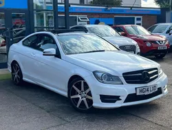 White Used 2014 Mercedes C250 Sport Edition Coupe | £8,680 (Super price)