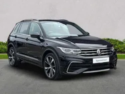 Black Used 2021 VW Tiguan R-line SUV | £27,029 (Expensive)