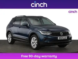 Blue Used 2021 VW Tiguan Life SUV | £15,999 (Good price)