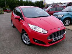 Red Used 2013 Ford Fiesta Zetec Hatchback | £3,999 (Fair price)