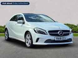 White Used 2018 Mercedes A180 Premium Plus Hatchback | £14,199 (Fair price)