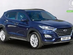 Blue Used 2019 Hyundai Tucson Premium SE SUV | £16,099 (Fair price)