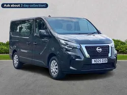 Black Used 2025 Nissan Primastar Acenta MPV | £24,980 (A bit pricey)