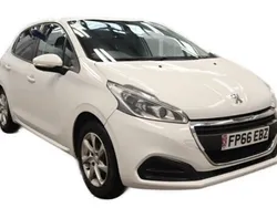 White Used 2016 Peugeot 208 Active Hatchback | £2,995