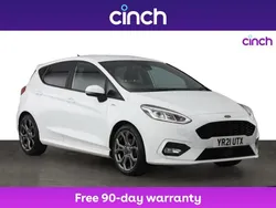 White Used 2021 Ford Fiesta ST-Line Hatchback | £11,599 (Fair price)
