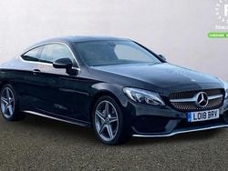 Black Used 2018 Mercedes C220 AMG line Coupe | £15,899 (Good price)