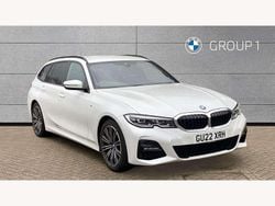 White Used 2022 BMW 320 M Sport Estate | £27,895 (Fair price)
