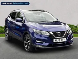 Blue Used 2018 Nissan Qashqai Tekna SUV | £9,869 (Fair price)