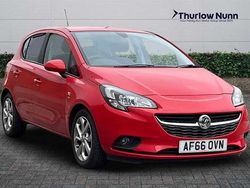 Red Used 2016 Vauxhall Corsa Hatchback | £6,503 (Fair price)