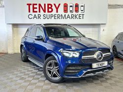 Blue Used 2020 Mercedes GLE300 AMG Line Premium Plus SUV | £31,295 (Good price)