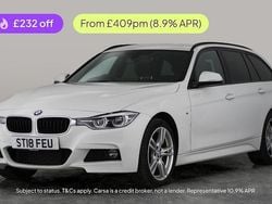 White Used 2018 BMW 320 M Sport Estate | £15,094 (Good price)