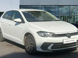 White Used 2022 VW Polo Life Hatchback | £14,648 (Fair price)