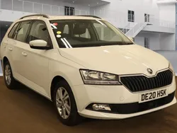White Used 2020 Skoda Fabia SE Estate | £12,699 (Fair price)